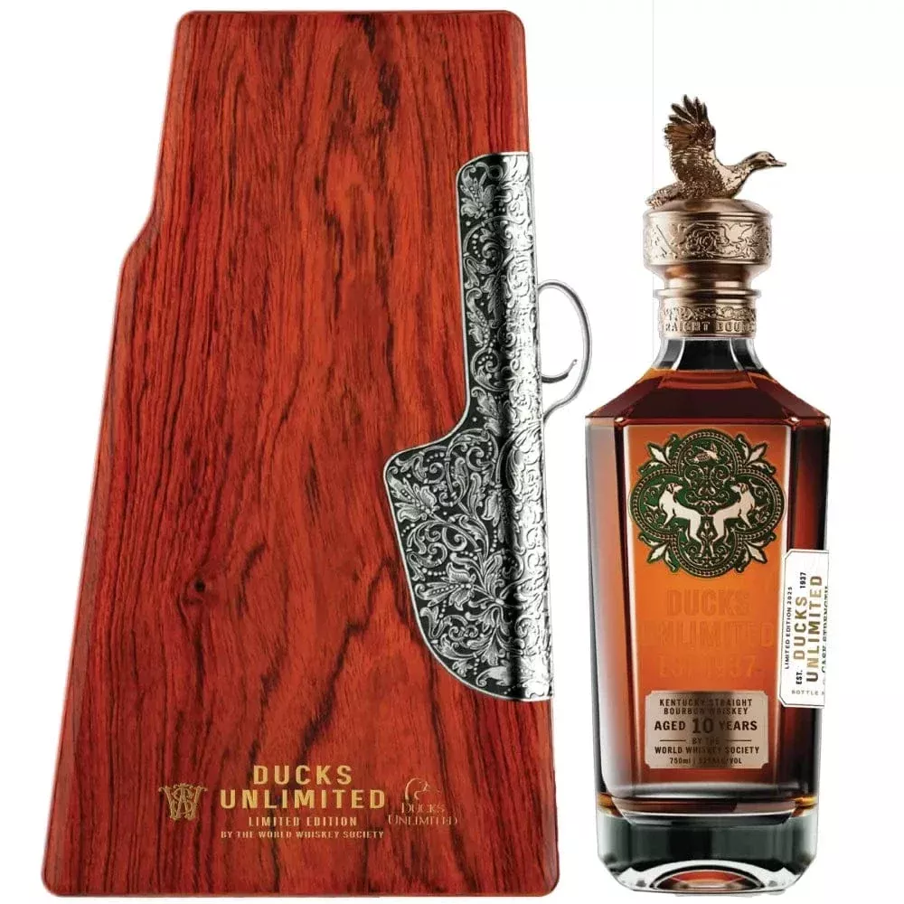 World Whiskey Society Ducks Unlimited Special Edition 10 Year Old Kentucky Bourbon