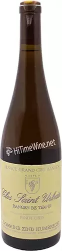 ZIND HUMBRECHT 2023 PINOT GRIS RANGEN DE THANN CLOS SAINT URBAN